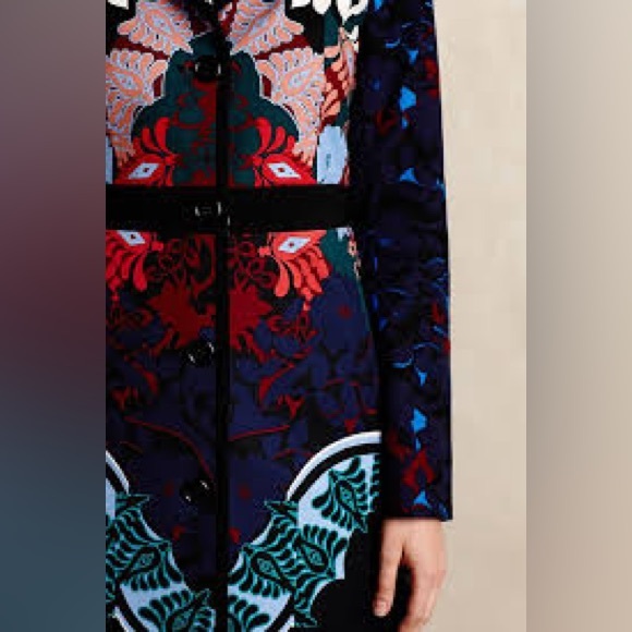 Elevenses Florilège Coat Anthropologie, size 4 - Picture 2 of 16